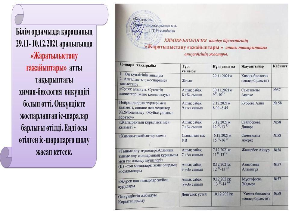 Әдістемелік жұмыстар